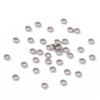 Tarnish Resistant 304 Stainless Steel Beads STAS-E036-19-1