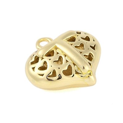 Hollow Brass Pendants for Valentine's Day KK-M289-03T-G-1