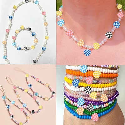 180Pcs 6 Colors Handmade Polymer Clay Beads CLAY-CJ0001-60-1