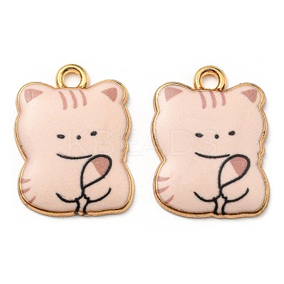 Printed Alloy Pendants ENAM-L042-07G-05-1