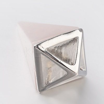 Natural Rose Quartz Point Pendulum Pendants G-E301-06P-1