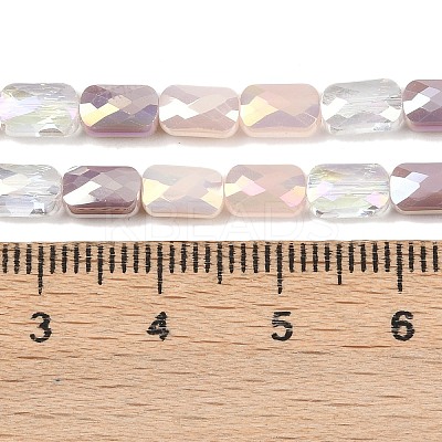 Electroplate Glass Beads Strands EGLA-D300-05-09-1