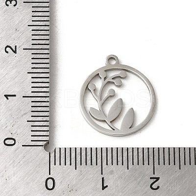 Non-Tarnish 201 Stainless Steel Pendants STAS-E211-03P-1