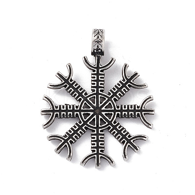 304 Stainless Steel Manual Polishing Pendants STAS-G267-13AS-1