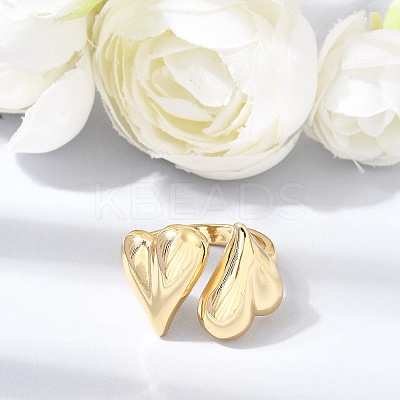 Brass Cuff Open Rings KK-CBA5B62-08G-1