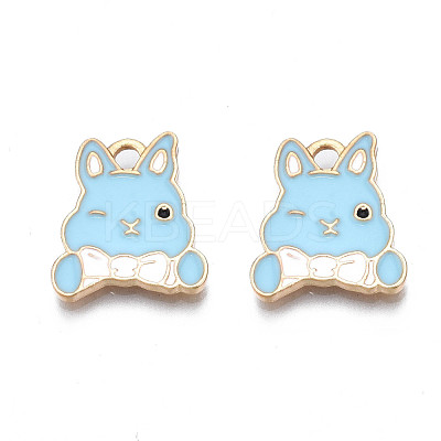 Alloy Enamel Pendants PALLOY-N170-032A-NR-1