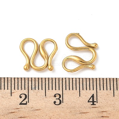 304 Stainless Steel S-Hook Clasps STAS-L300-003A-G-1