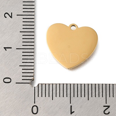 PVD Vacuum Plating 201 Stainless Steel Pendants STAS-C111-43G-1