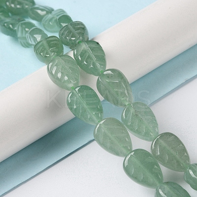 Natural Green Aventurine Beads Strands G-M418-A03-01-1