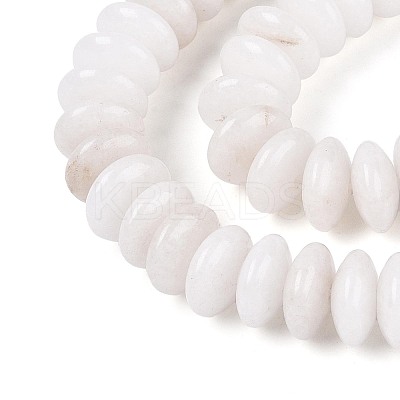 Natural White Jade Beads Strands G-T144-49A-01-1