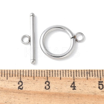 304 Stainless Steel Toggle Clasps STAS-Z124-01C-P-1
