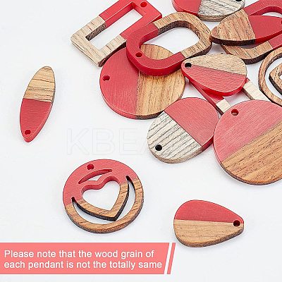 DIY Wooden Dangle Earring Making Kits DIY-OC0007-02-1