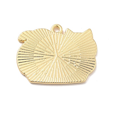 Cartoon Alloy Enamel Pendants ENAM-G208-24KCG-1