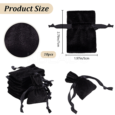 10Pcs Velvet Storage Bags TP-BBC0001-12A-02-1