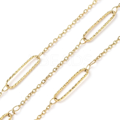 304 Stainless Steel Oval & Cable Chains CHS-C015-04A-G-1