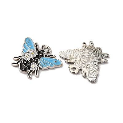 Alloy Enamel Pendants X1-FIND-H051-01A-P-1