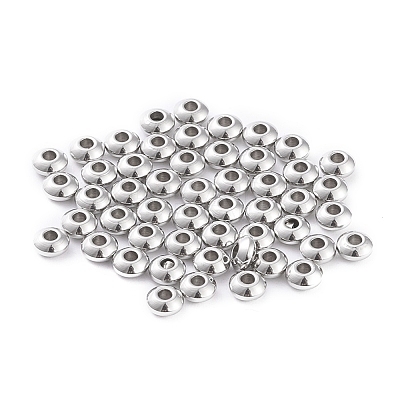 304 Stainless Steel Spacer Beads STAS-E460-09P-A01-1