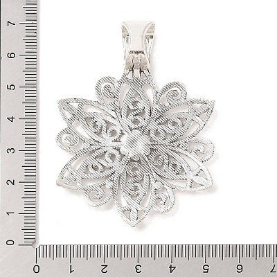 Tibetan Style Alloy Focal Pendants X-LF9727Y-1