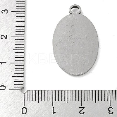 304 Stainless Steel Pendants STAS-L277-03B-P-1