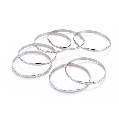 Fashion 201 Stainless Steel Bangle Sets BJEW-L664-024C-P-1-1