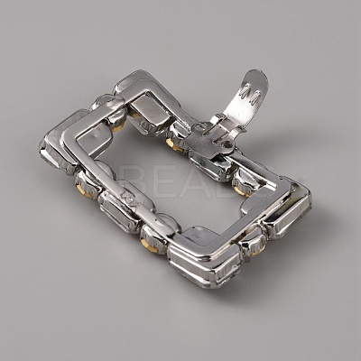Alloy Rhinestone Shoe Decoration AJEW-WH0248-222-1