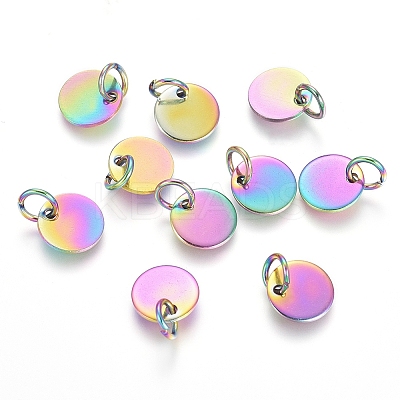 Ion Plating(IP) 304 Stainless Steel Charms STAS-I124-01C-M-1