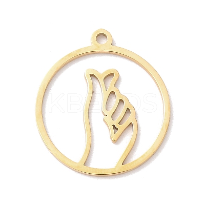 304 Stainless Steel Pendants STAS-Z131-01C-G-1