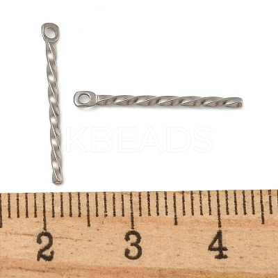 Non-Tarnish 304 Stainless Steel Pendants STAS-Q323-03C-P-1