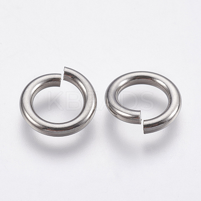 Tarnish Resistant 304 Stainless Steel Open Jump Rings STAS-G174-03P-1