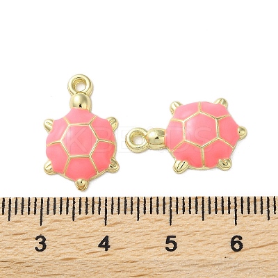 Alloy Enamel Pendants FIND-O003-08A-G-1