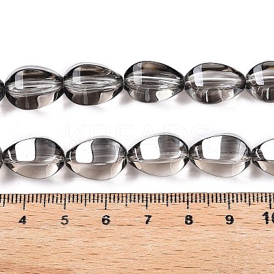 Electroplate Glass Beads Strands EGLA-T028-01I-1