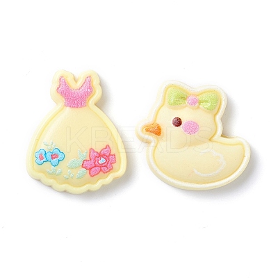 Cute Plastic Cabochons X-CRES-K009-01-1