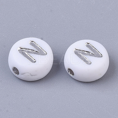Plating Acrylic Beads PACR-R243-04N-1