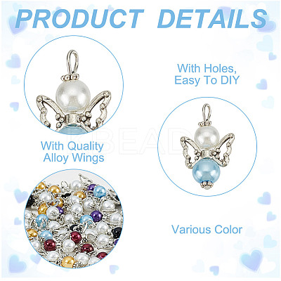 Glass Pendants PALLOY-HY00021-1
