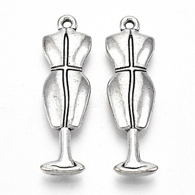 Tibetan Style Alloy Pendants LS-TIBE-S323-080AS-RS-1