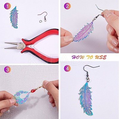 24Pcs 12 Style 201 Stainless Steel Filigree Pendants STAS-SZ0001-78-1
