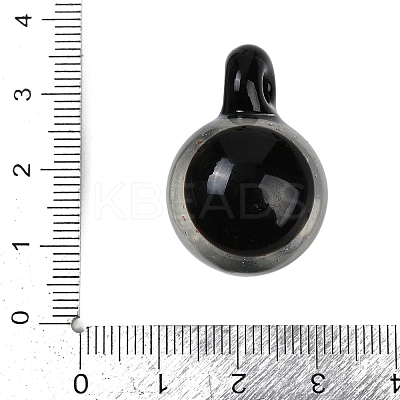 Handmade Lampwork Pendants LAMP-Q005-05C-03-1