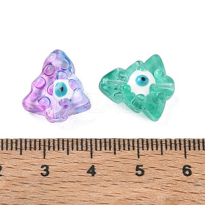 Handmade Evil Eye Lampwork Beads LA-CBAAB97-01B-1