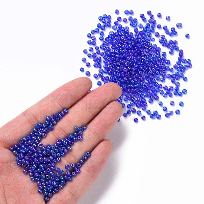 8/0 Round Glass Seed Beads SEED-US0003-3mm-168-1