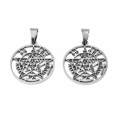 Non-Tarnish Religion 201 Stainless Steel Pendants X-STAS-N095-080-1