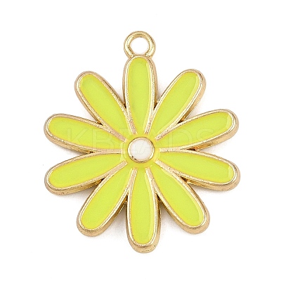 Alloy Enamel Pendants ENAM-H002-02G-03-1