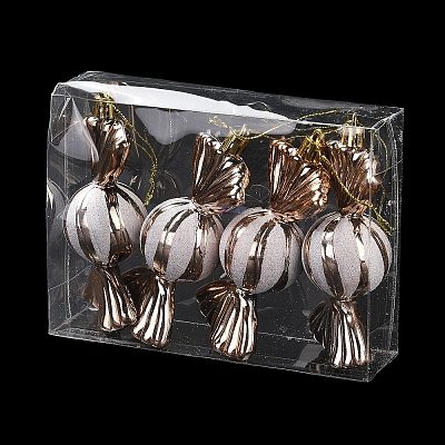Christmas Electroplate Plastic Candy Pendants Decorations KY-D020-01F-1