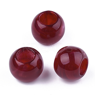 Acrylic Beads X-OACR-Q173-01E-1