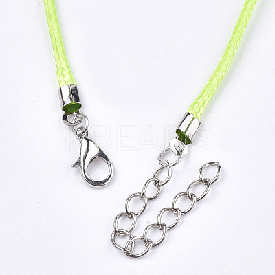 Waxed Cord Necklace Making NCOR-T001-38-1