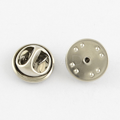 Tarnish Resistant Stainless Steel Butterfly Clutches Pin Backs X-STAS-Q172-01-1