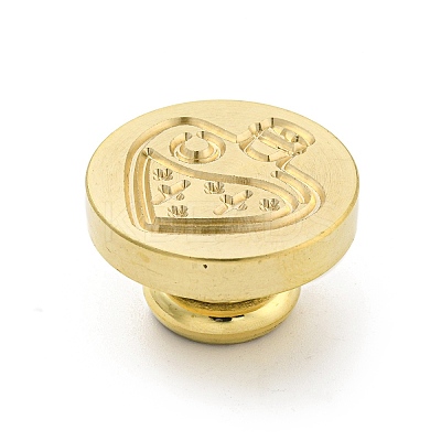 Wax Seal Brass Stamp Head AJEW-G056-01S-1