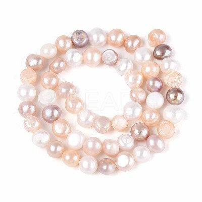 Natural Cultured Freshwater Pearl Beads Strands PEAR-N014-05M-02-1
