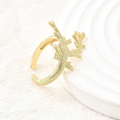 Brass Cuff Rings for Women RJEW-F184-08H-G-1