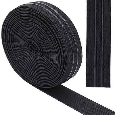 Flat Polyester Non-Slipped Elastic Cord OCOR-GF0003-16B-01-1