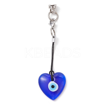 Glass Pendant Decorations HJEW-JM01833-1